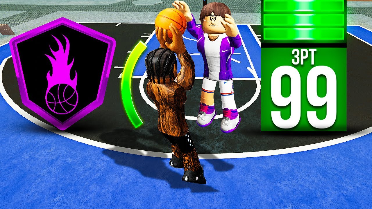 Как выглядит 99 3PT в Roblox Practical Basketball...🤯