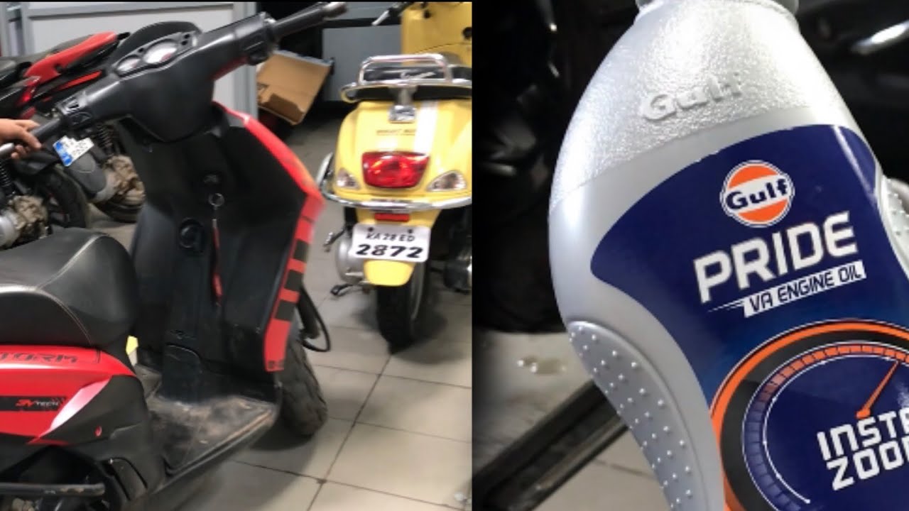 Aprilia storm oil change service