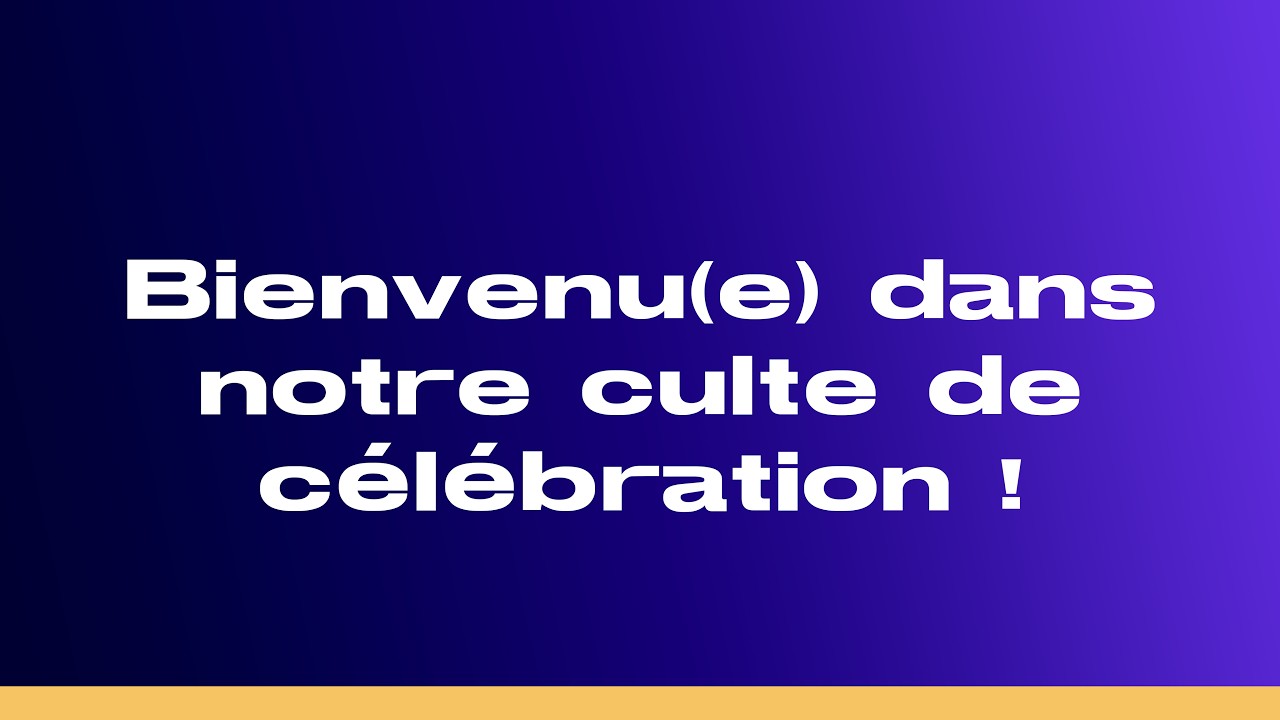 CULTE DE CELEBRATION