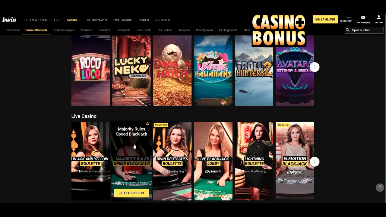 Casino Test - bwin Casino