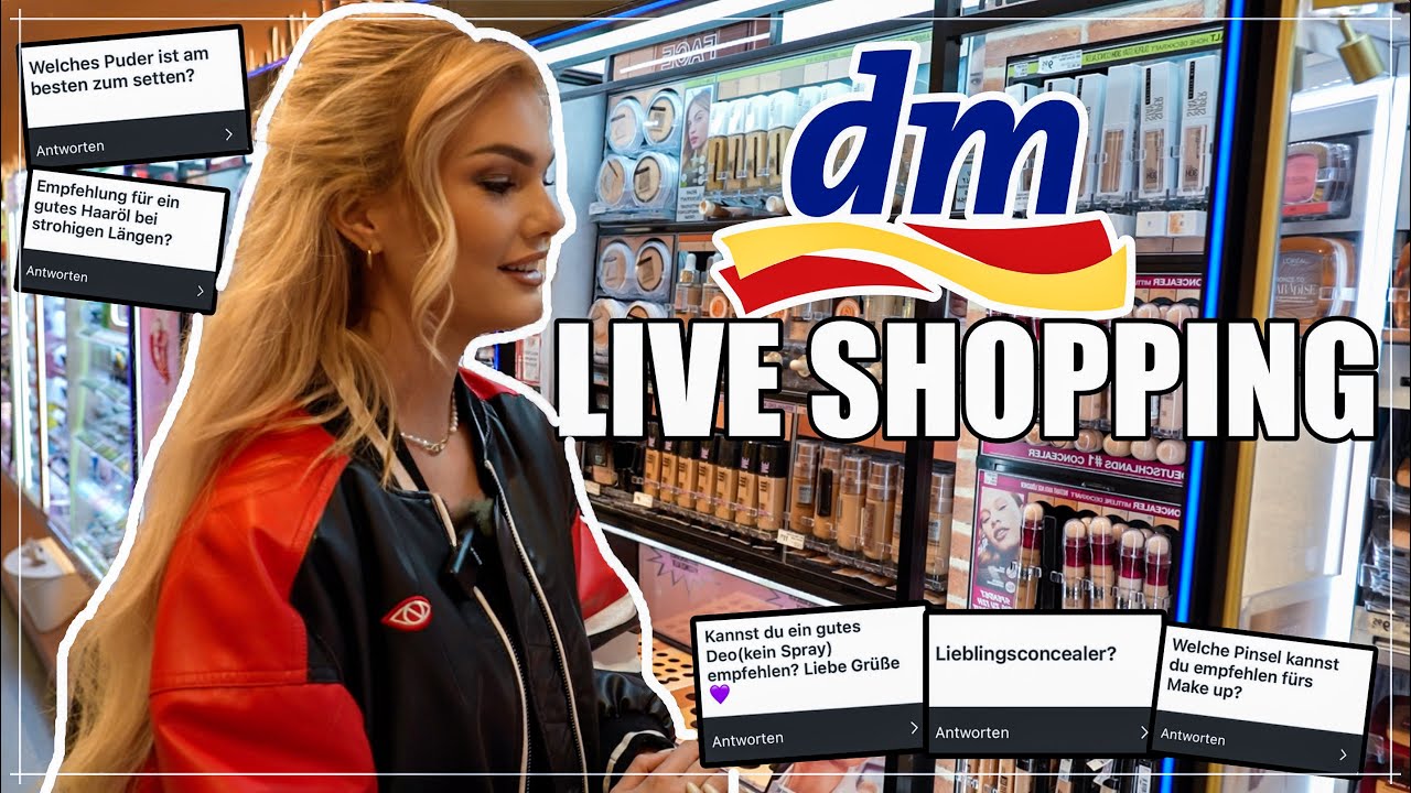 DM LIVE SHOPPING März 2024 mit Tipps & Tricks 🥰 Haaröl + Puder Empfehlung uvm I Cindy Jane