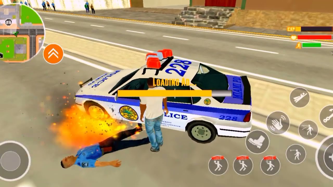 Crime car City gangster shooting || Crime Car Driving Simulator
