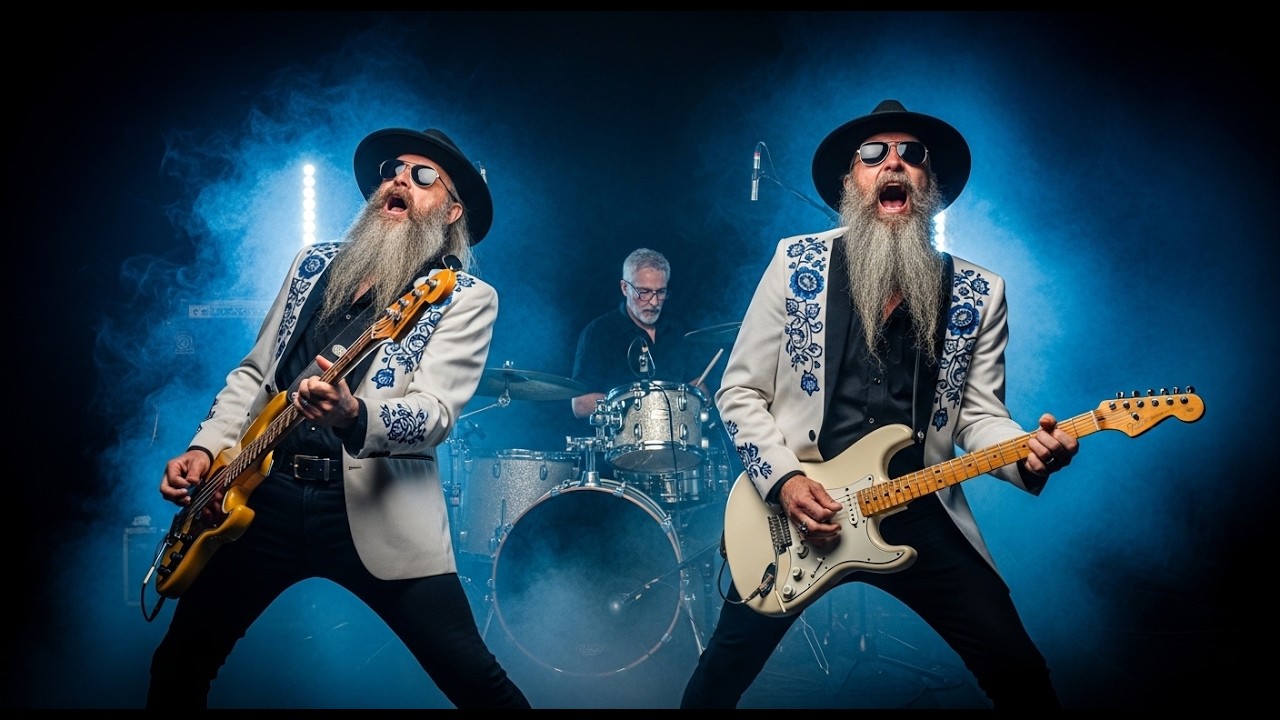 Jimi Hendrix, ZZ Top, Eric Clapton, SRV, Led Zeppelin – Classic Blues Rock Power Guitar & Voices