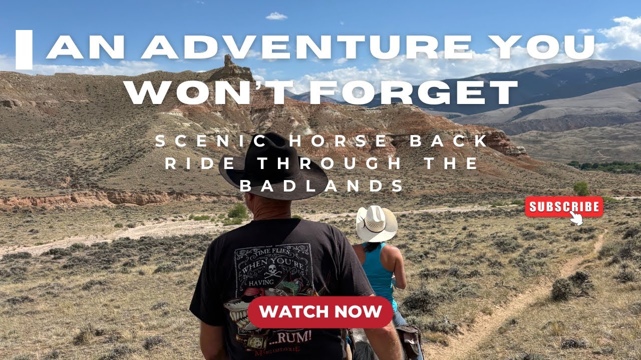SCENIC HORSE BACK RIDE | WYOMING BADLANDS | PEACEFUL ADVENTURE