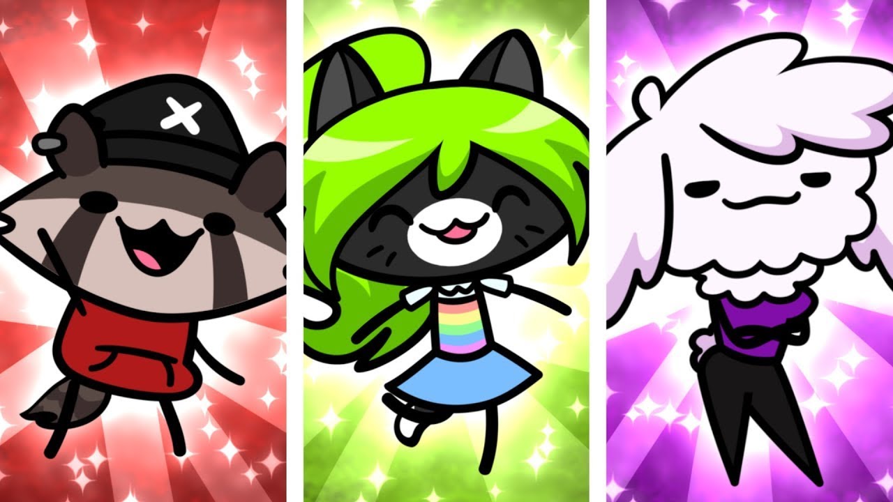 Meet Mini Rocky Rakoon, Flo and PJ! ⁄⁄ Funny Animation Meme Mega Mix #tiktok #viral #trending #funny
