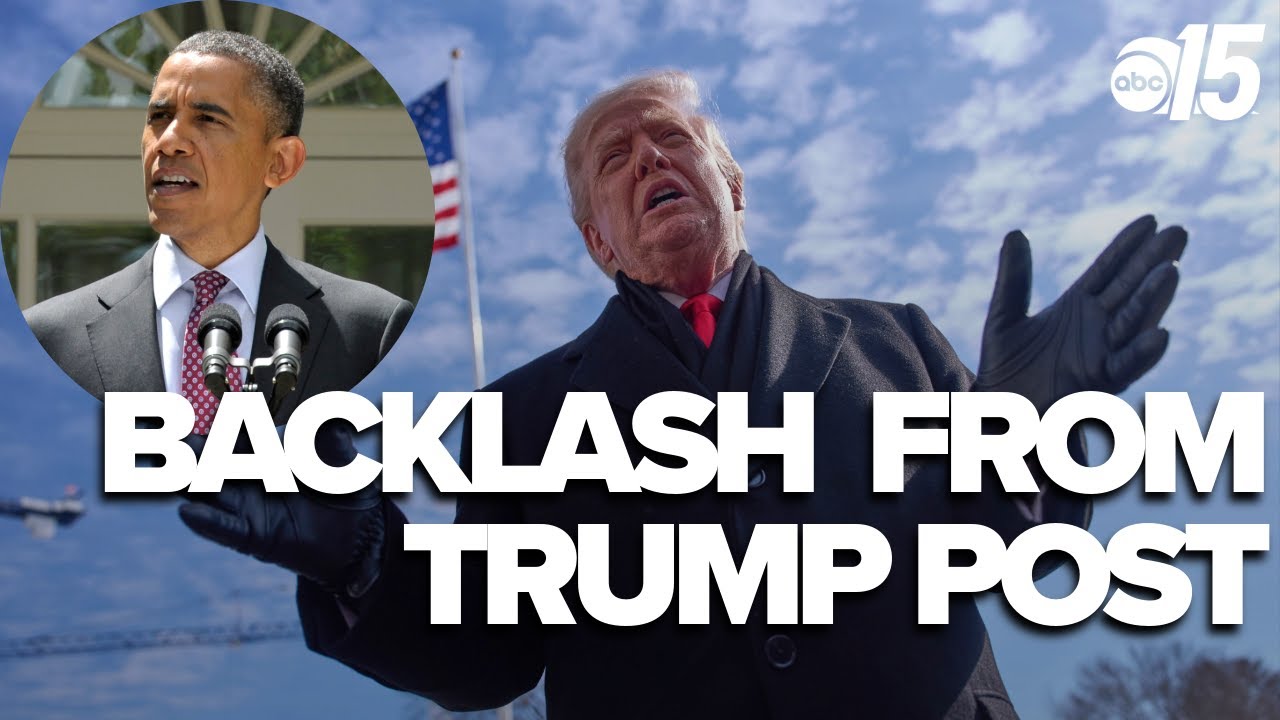 Trump faces backlash from post depicting Obamas as monkeys