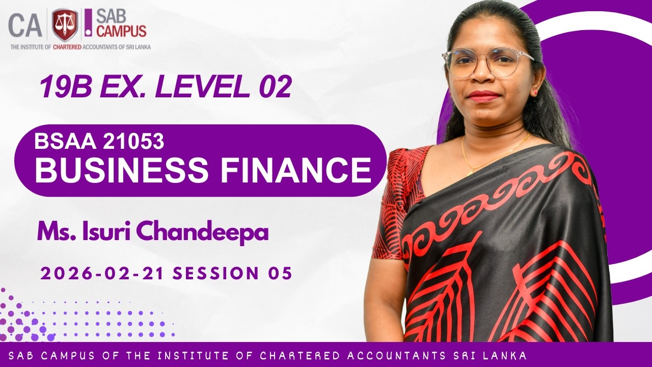 BSAA 21053 Business Finance  -19B EX 2026.02.21 @sabcampus