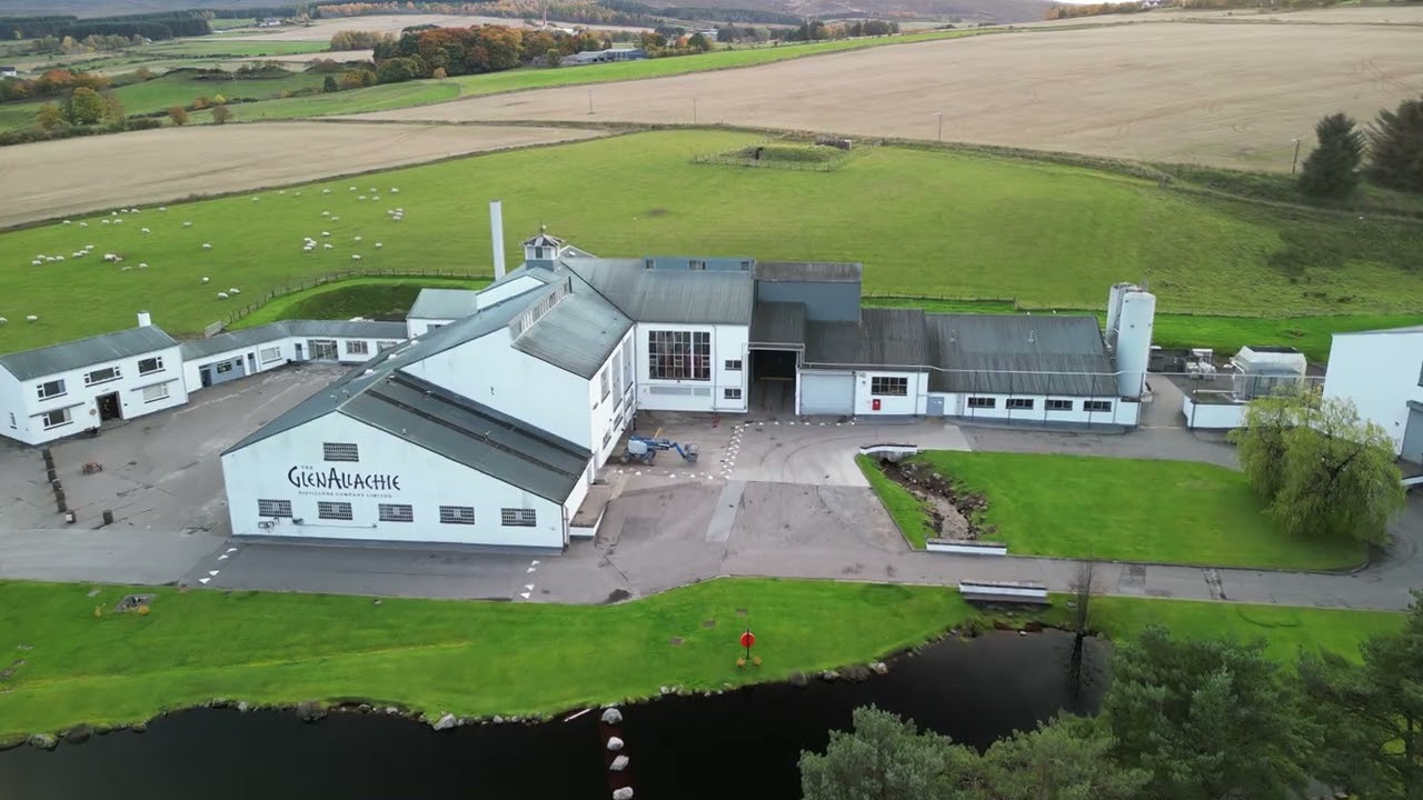 GlenAllachie Distillery - 4K DJI MINI3 Pro - October 2022