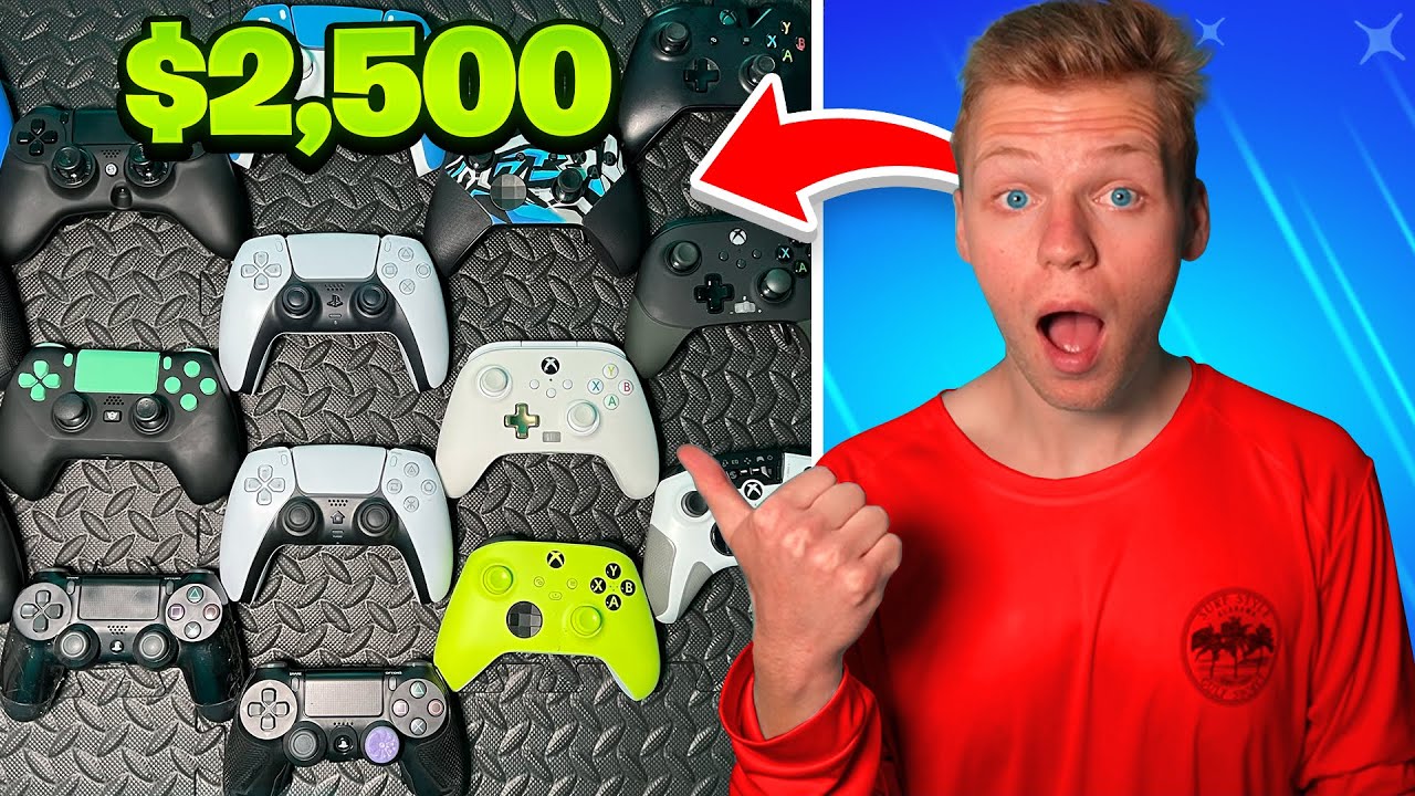 My INSANE $2,500 Gaming Controller Collection! (Full Tour)