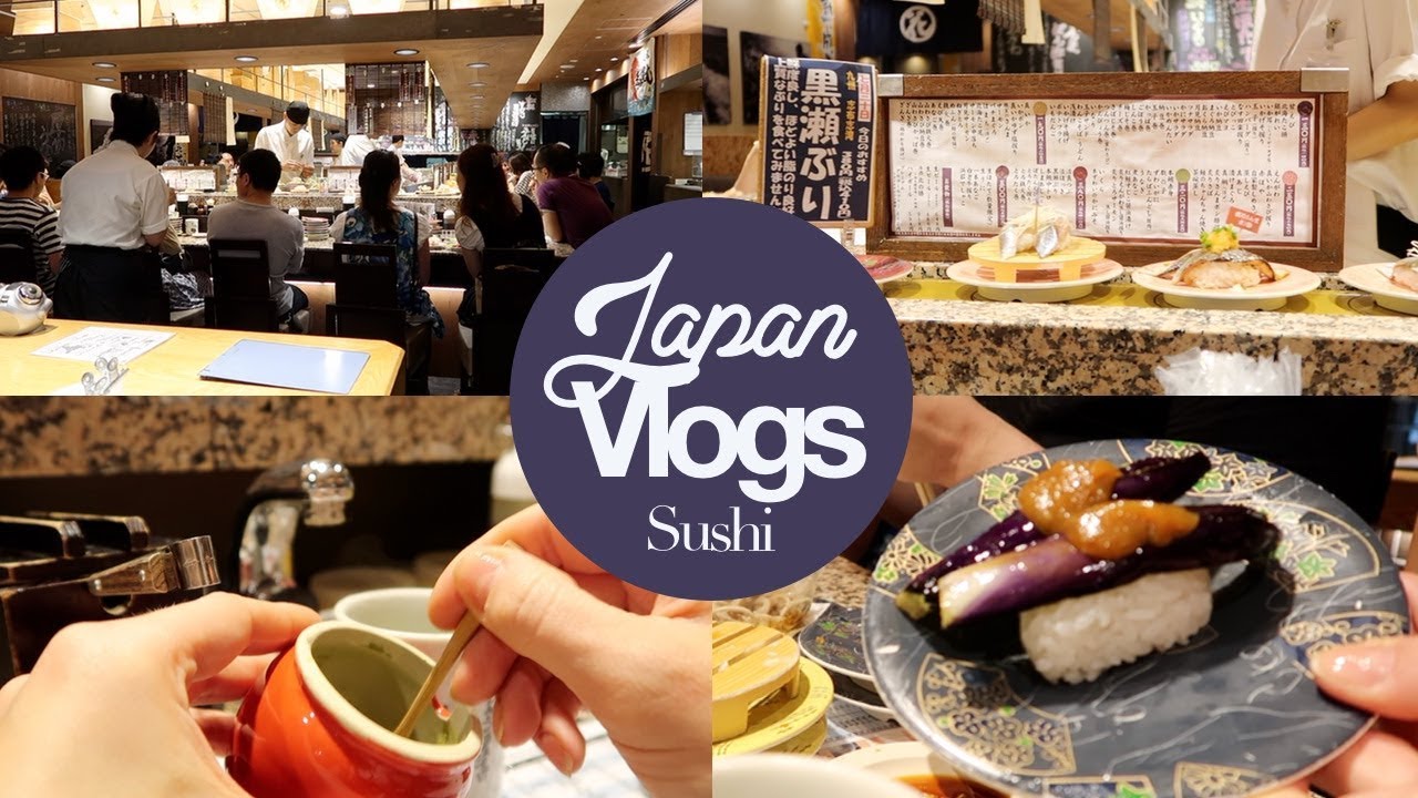 Conveyor Belt Sushi at Nemuiro Hanamaru! Japan Summer 2017