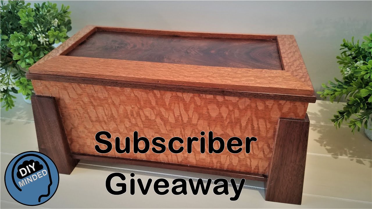 Leopard Wood and Walnut Box / GIVEAWAY!!!