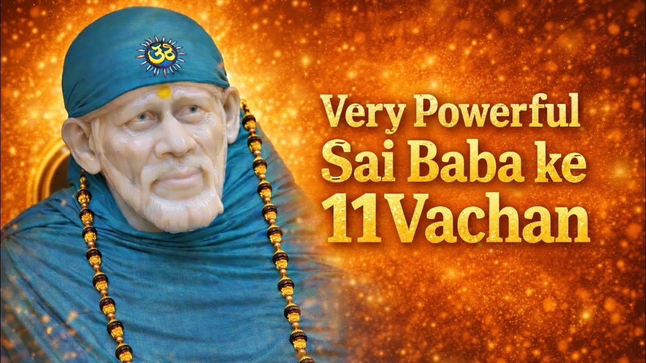 Sai Baba Ke 11 Vachan with lyrics 🌼 | Har Bhakt Ke Liye Jeevan Sandesh #shorts #bhakti #saibaba 