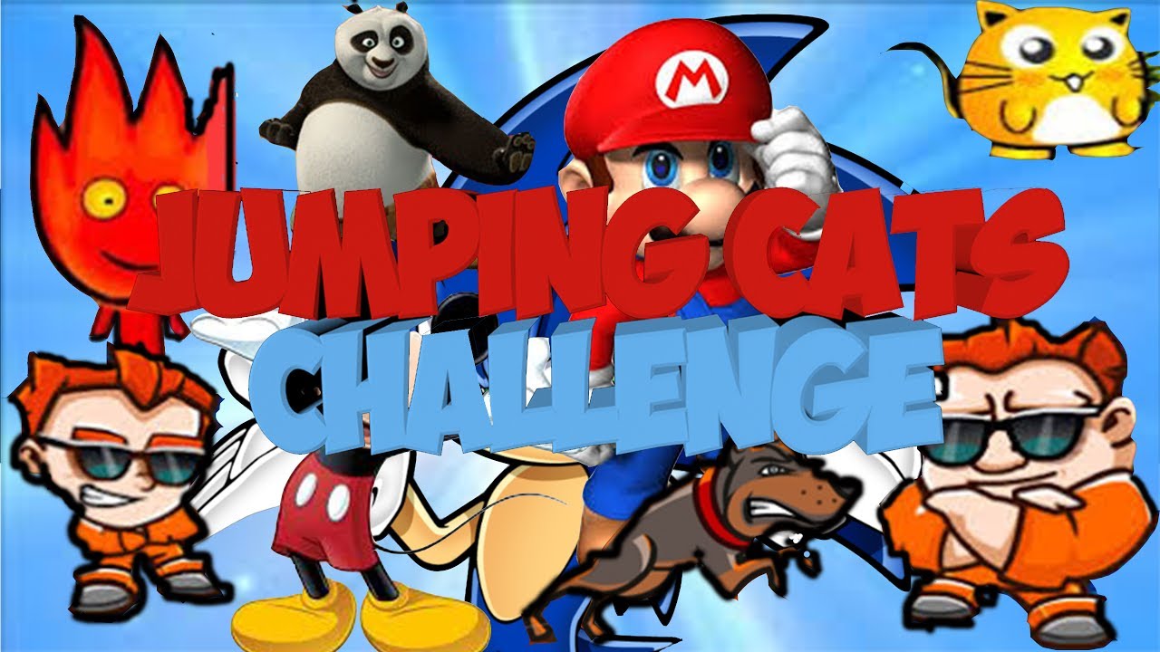 JUMPING CATS CHALLENGE🎮 игры на двоих