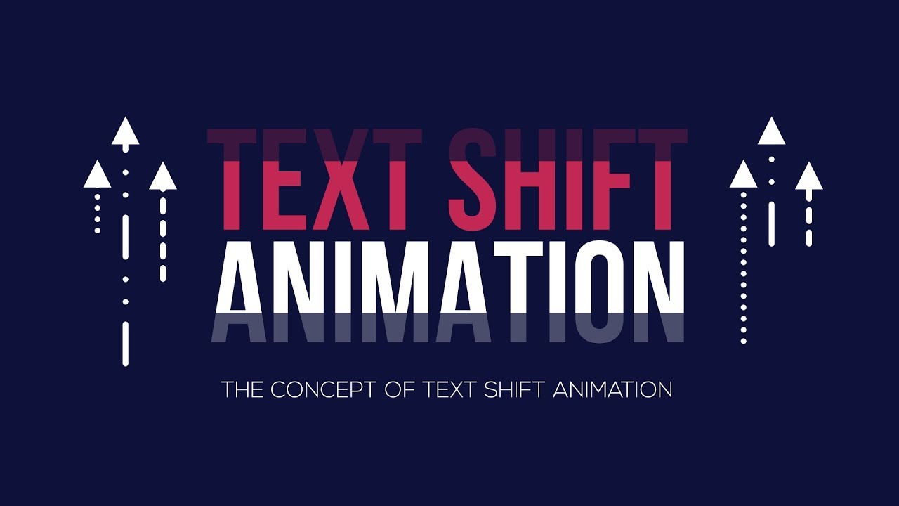 Concept of Text Shift Animation | PowerPoint Motion Graphics | Angelo Kadusale