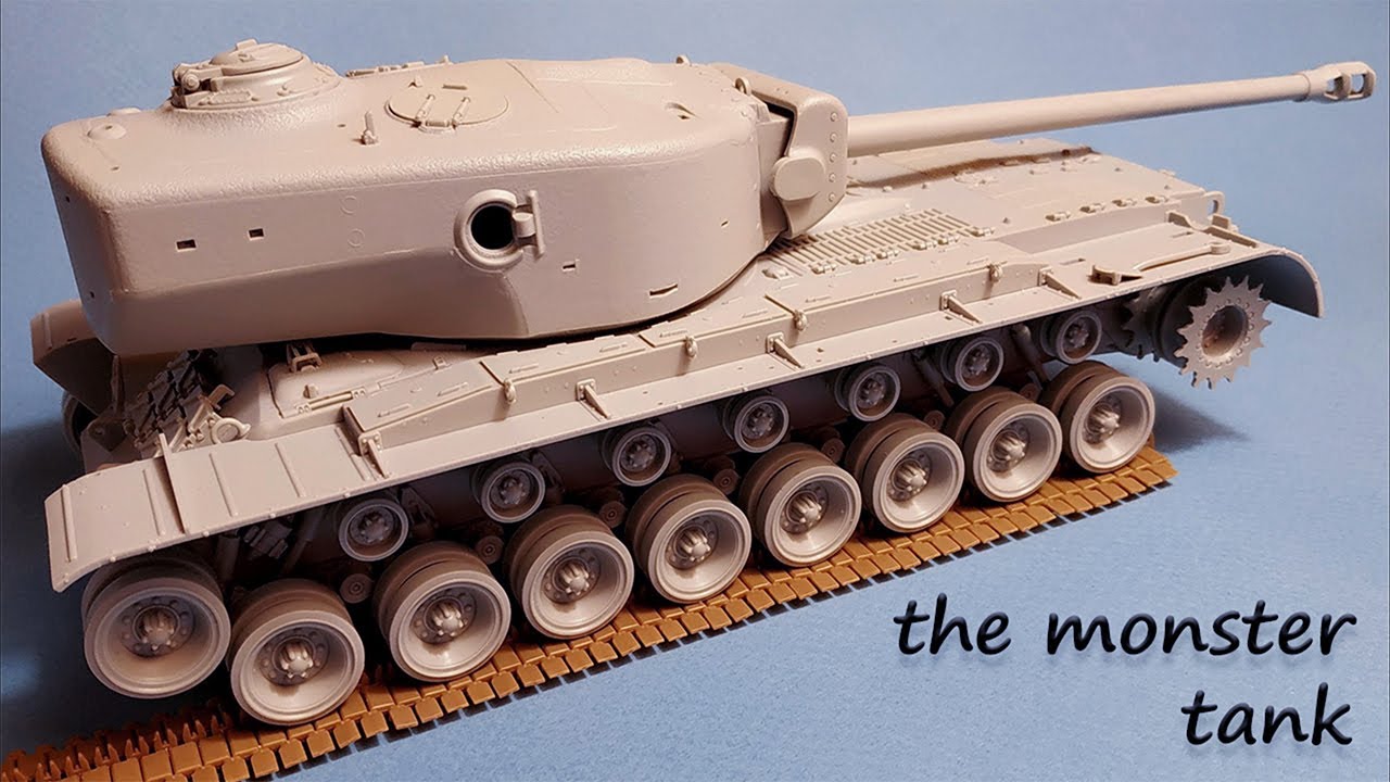 T29 American HEAVY Tank in 1/35 scale Hobby Boss. Hull, Turret and Hardcore Track Links