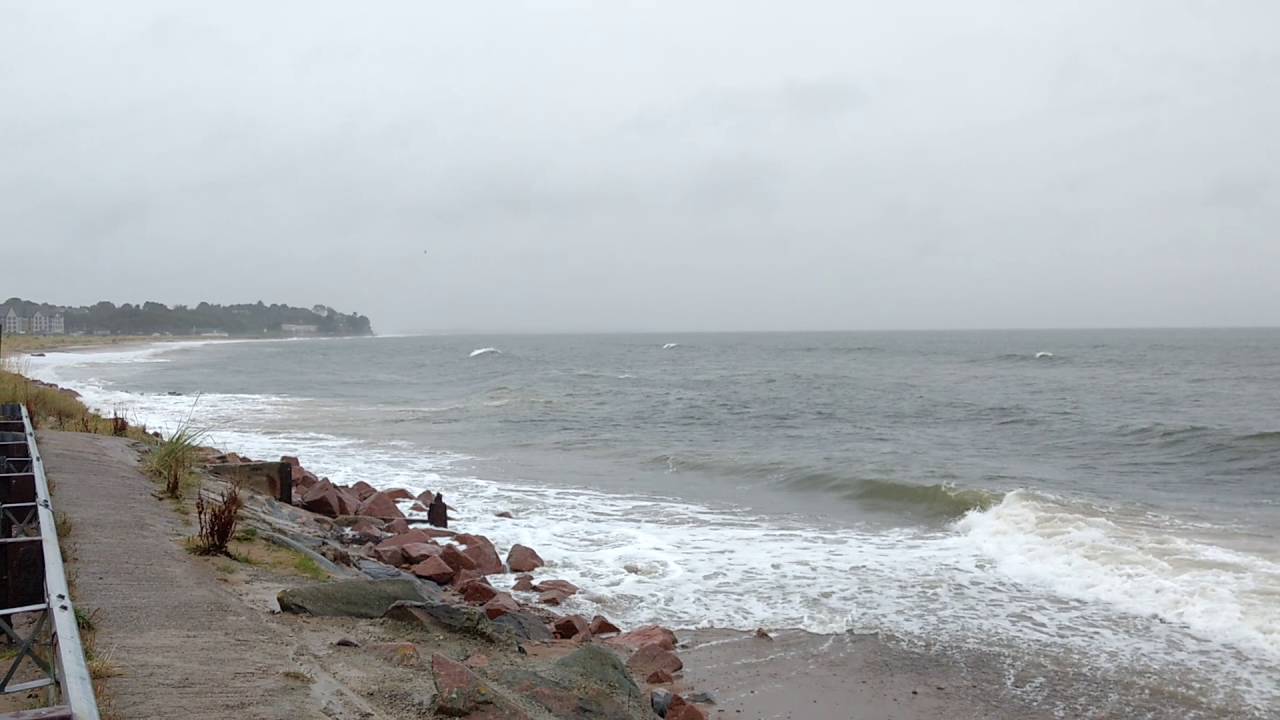 Huge Waves at Nairn Beach Scotland