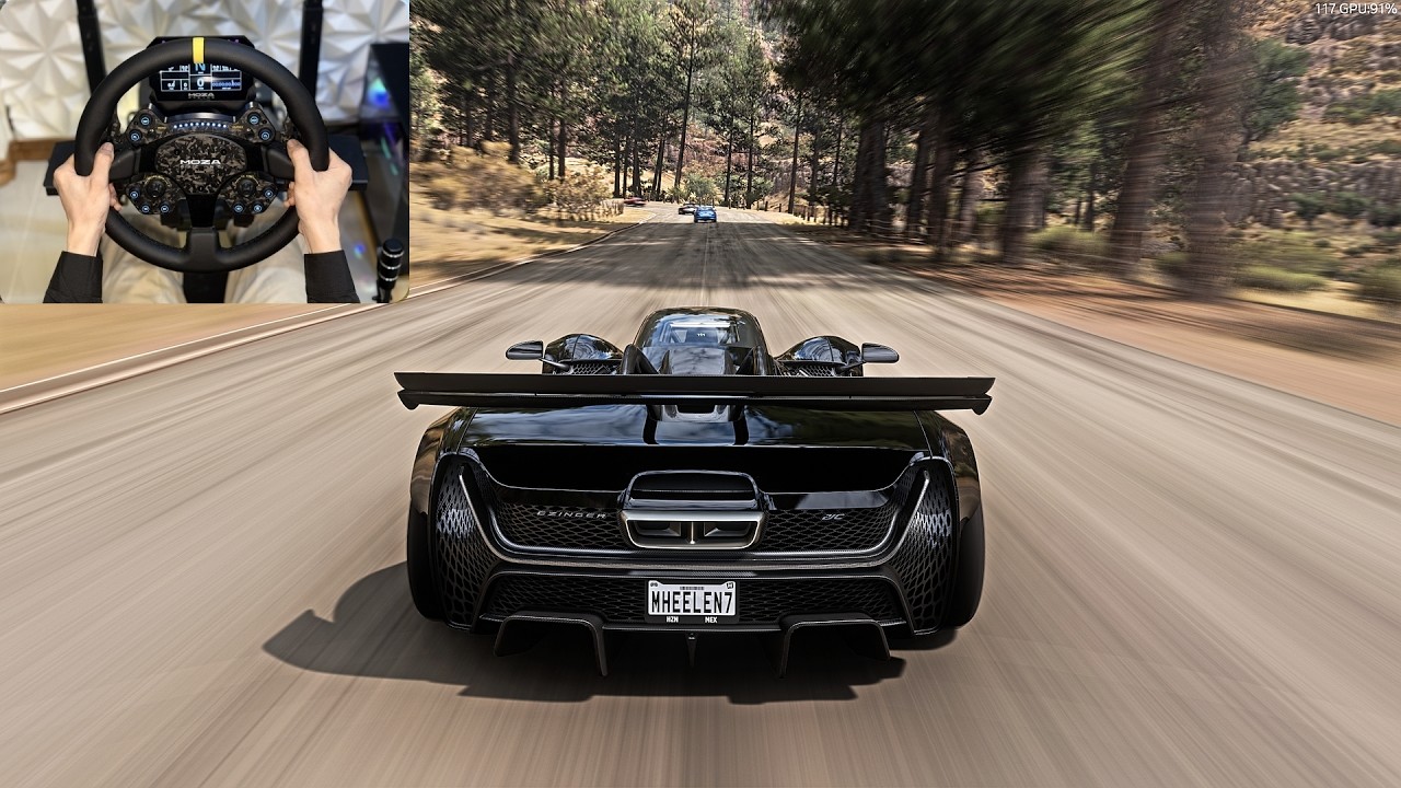 1230HP CZINGER 12C |Racing The Goliath Forza horizon 5 |Steering Wheel Gameplay