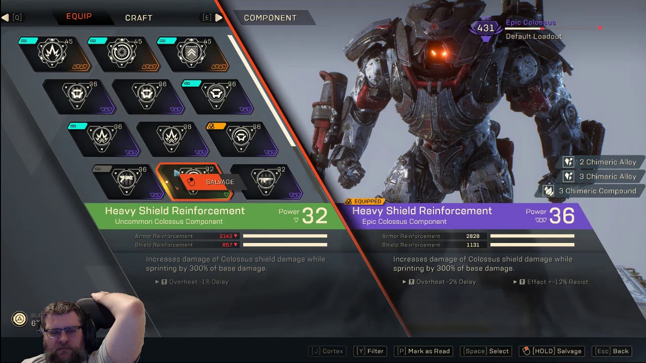 Anthem - Checking out the new End Game Loot Tables! #anthem