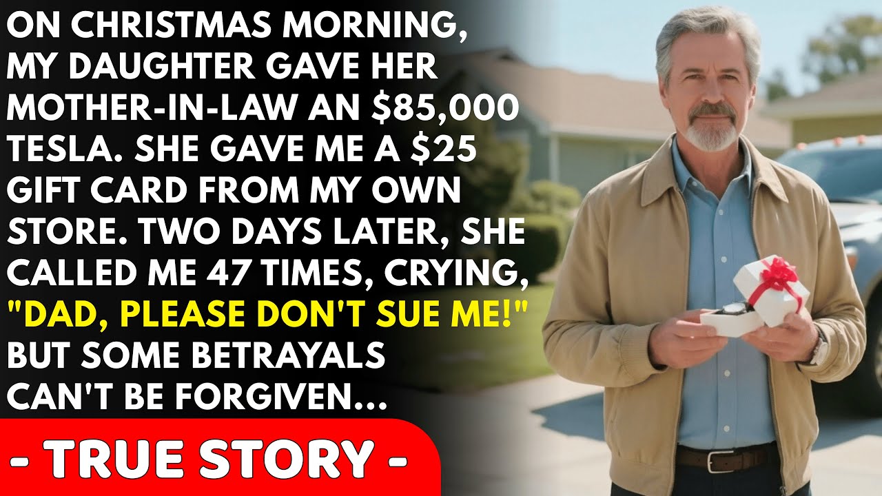 On Christmas Morning, My Daughter Gave Her Mother-In-Law An $85,000 Tesla And Gave Me A $25 Gift ...