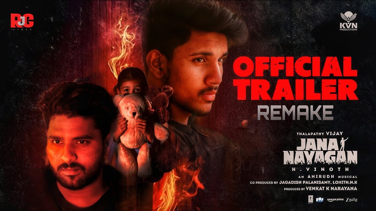 Jana Nayagan | Official Trailer Remake |Thalapathy Vijay | Best Recreation Spoof ||RJC-Vines.