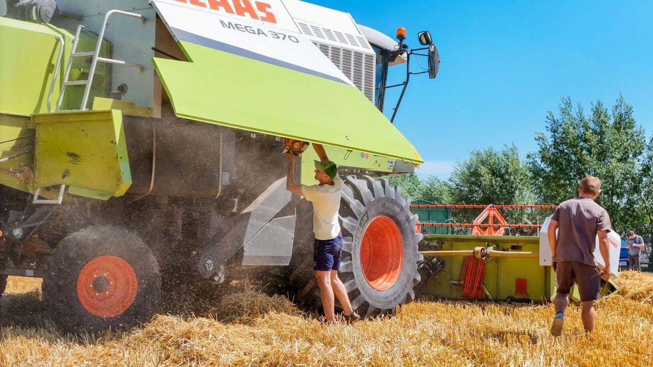 ŻNIWA 2024! -Jęczmień Ozimy🌾 -GR NAPIERAŁA-CLAAS MEGA 370 💪🔥