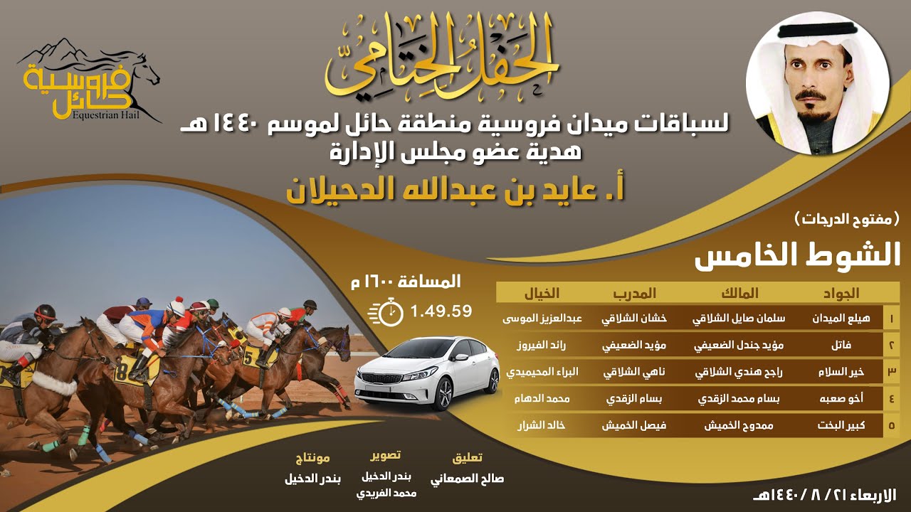 الشوط الخامس | الحفل الختامي | الفائز 