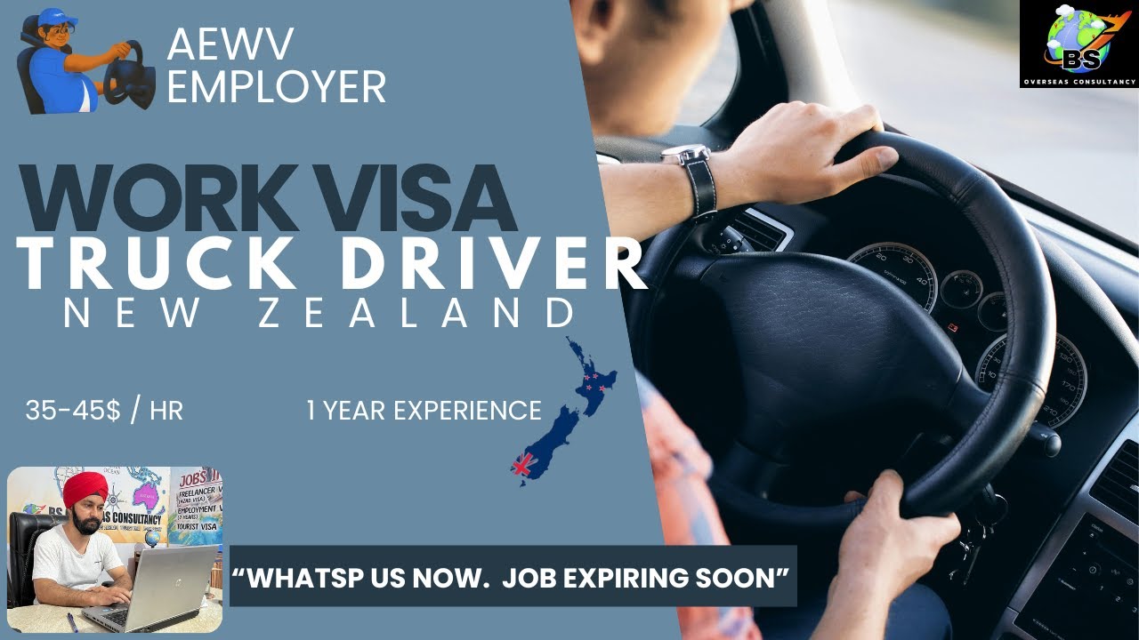 Truck Driver Visa | AEWV Employer | 35-45$/hr. 
