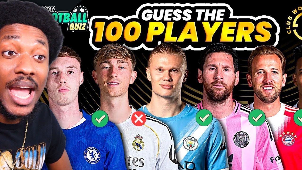 Da Bronco Plays GUESS THE 100 FOOTBALL PLAYERS - FIFA CLUB WORLD CUP