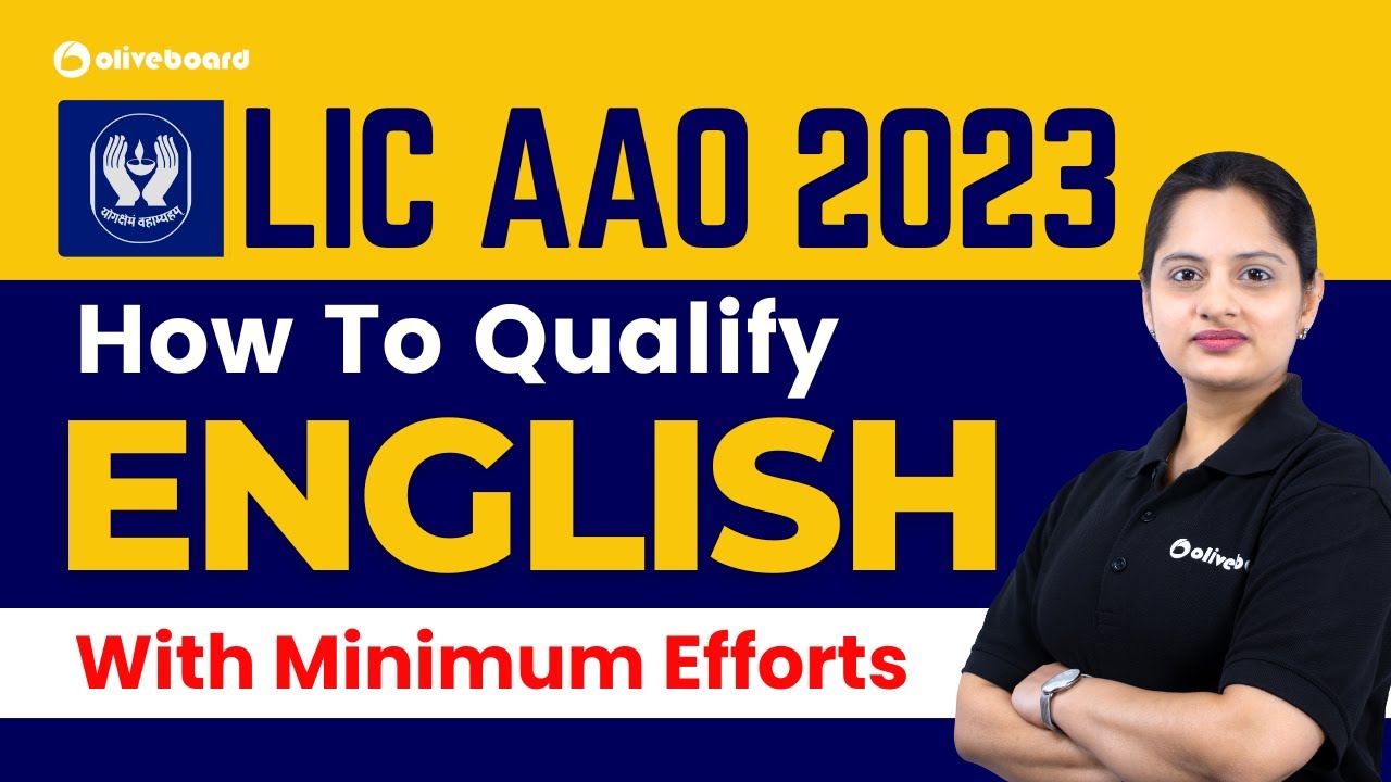 How To Qualify LIC AAO English With Minimum Efforts | LIC AAO English Syllabus 2023 | Harshita Ma'am
