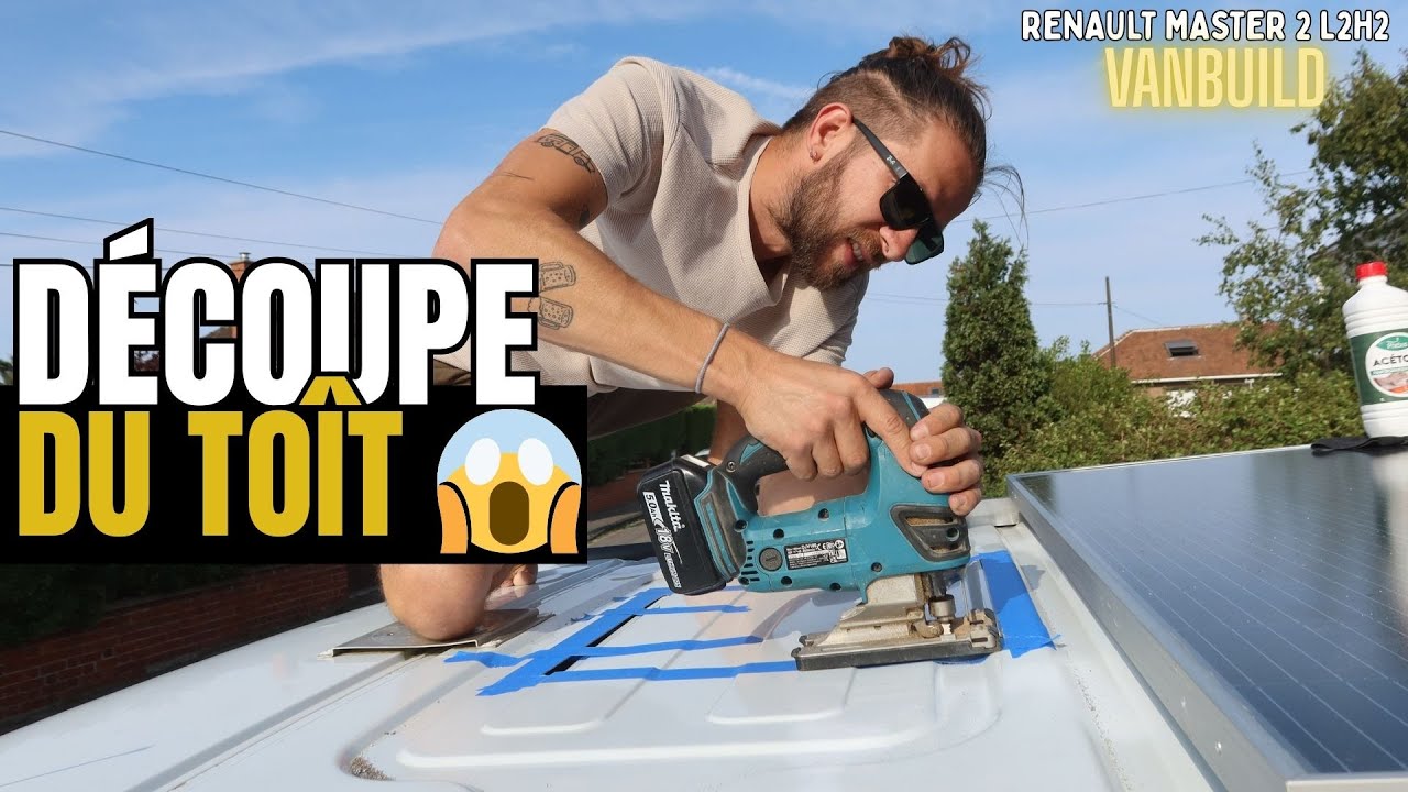 POSE DU LANTERNEAU ! VENTILATION PERMANENTE HAUTE du VASP | Renault Master 2 L2H2
