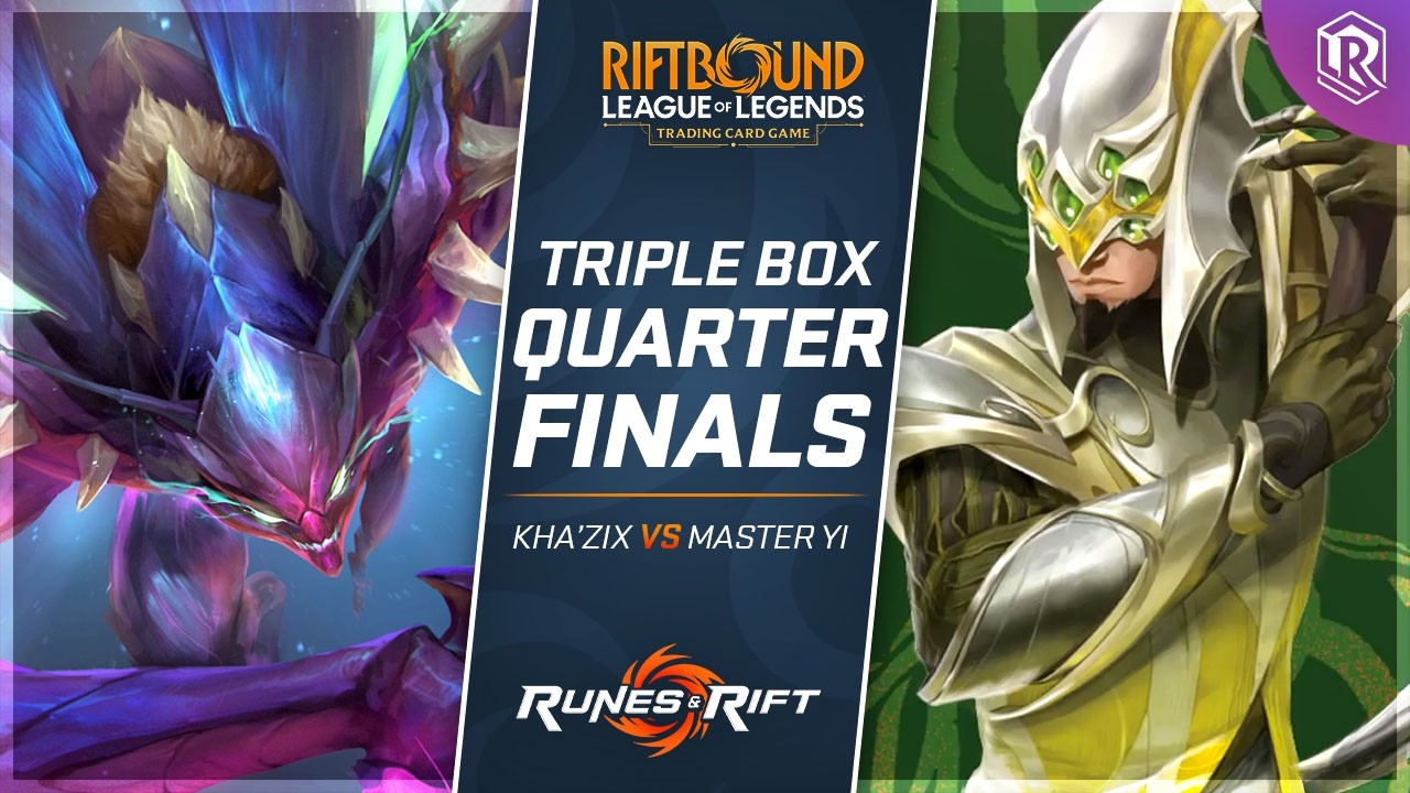 🏆 Top 8 - Kha'Zix vs Master Yi | Triple Win-A-Box Riftbound Unleashed Tournament