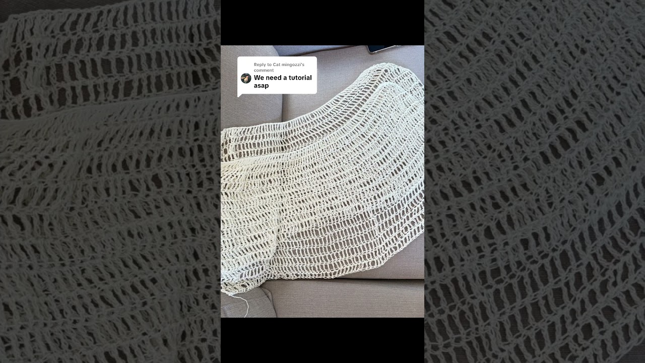 Crochet Poncho Tutorial🌸