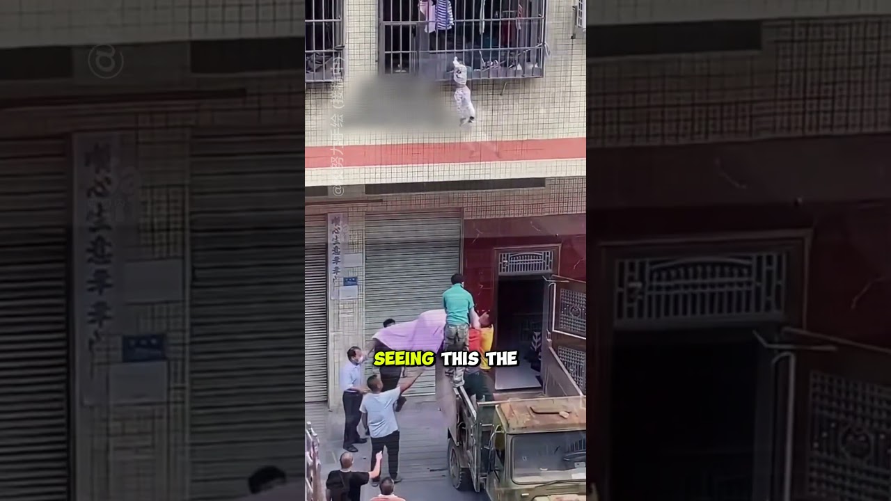 Baby&rsquo;s Head STUCK in Balcony Railing. What These Neighbors Did Next Will SHOCK You! #shorts