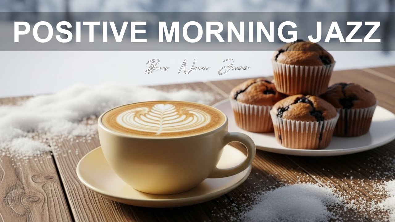 Positive Morning Jazz ☕ Sweet Bossa Nova Coffee Ambience for Peaceful Focus and Happy Mood