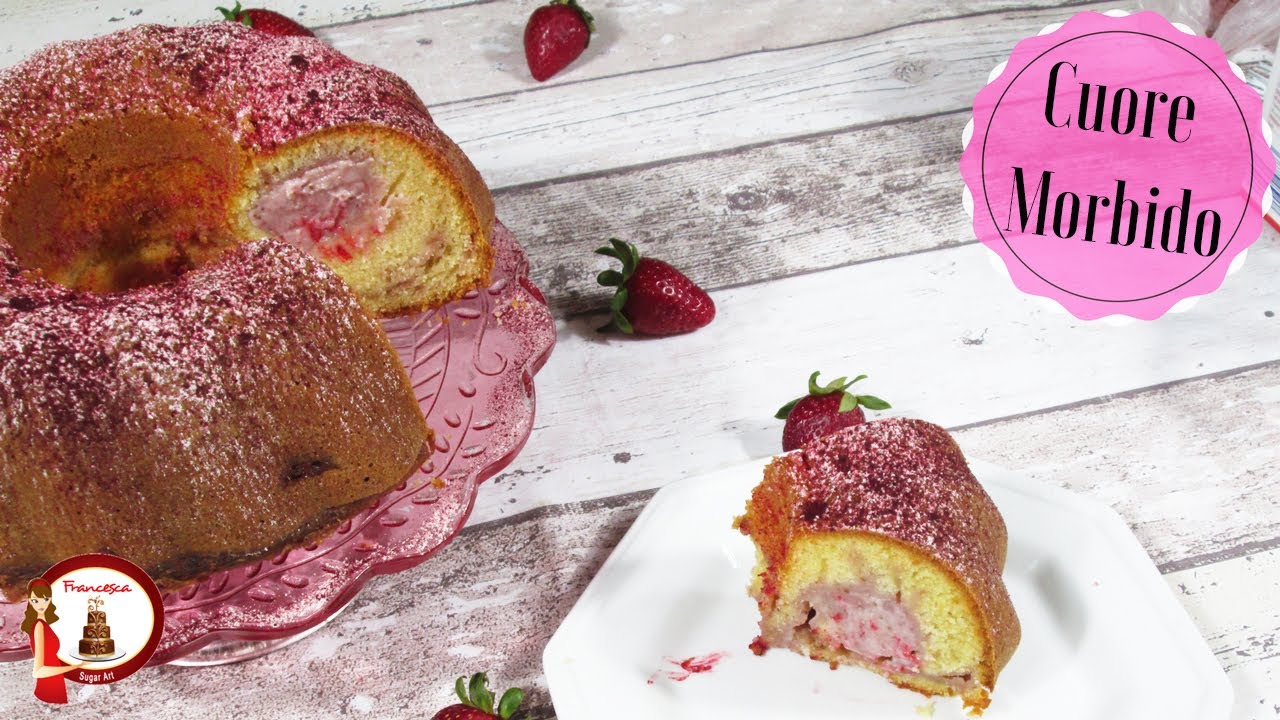 Ciambella con Cuore goloso alle Fragole | Francesca Sugar Art