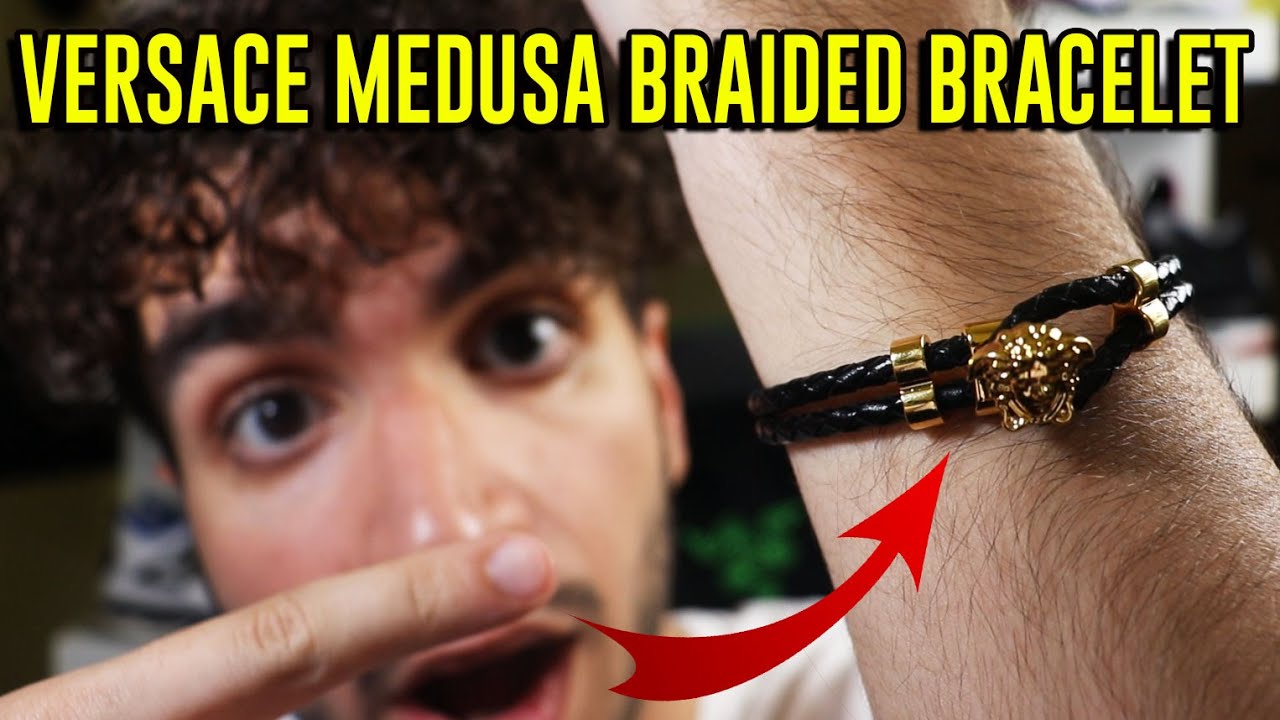 IS A VERSACE MEDUSA BRAIDED LEATHER BRACELET WORTH $275?!