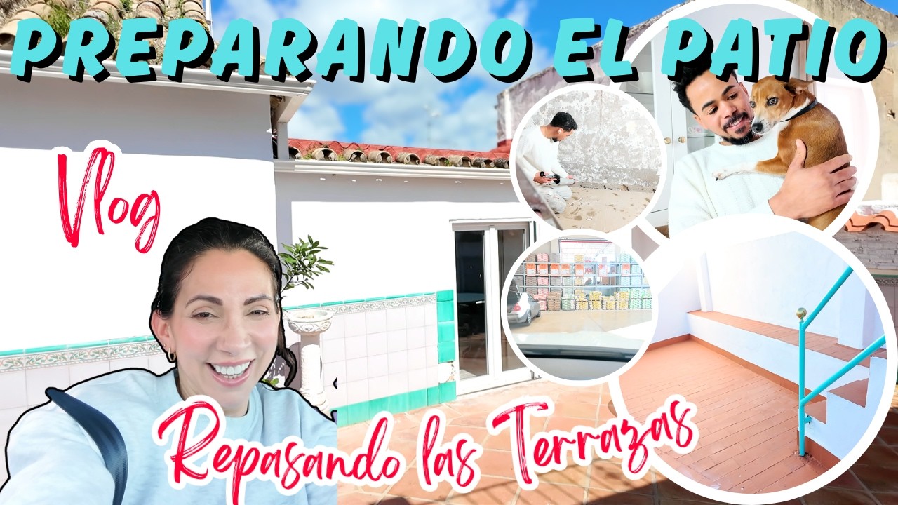 PREPARANDO LAS TERRAZAS Y EL PATIO  | Se pone Celosa + INYECTAMOS  LAS PAREDES
