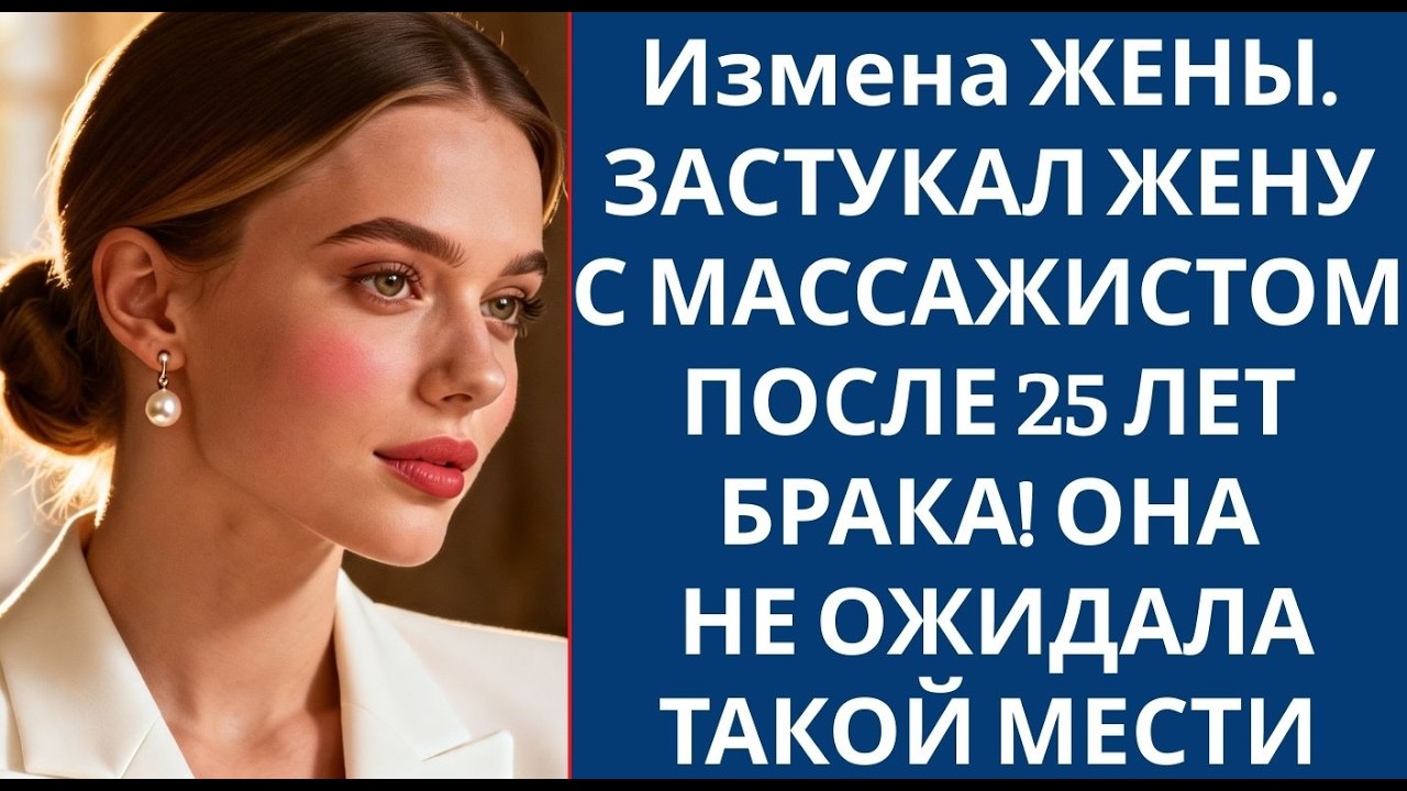 Измена ЖЕНЫ  ЗАСТУКАЛ ЖЕНУ С МАССАЖИСТОМ ПОСЛЕ 25 ЛЕТ БРАКА! ОНА НЕ ОЖИДАЛА ТАКОЙ МЕСТИ
