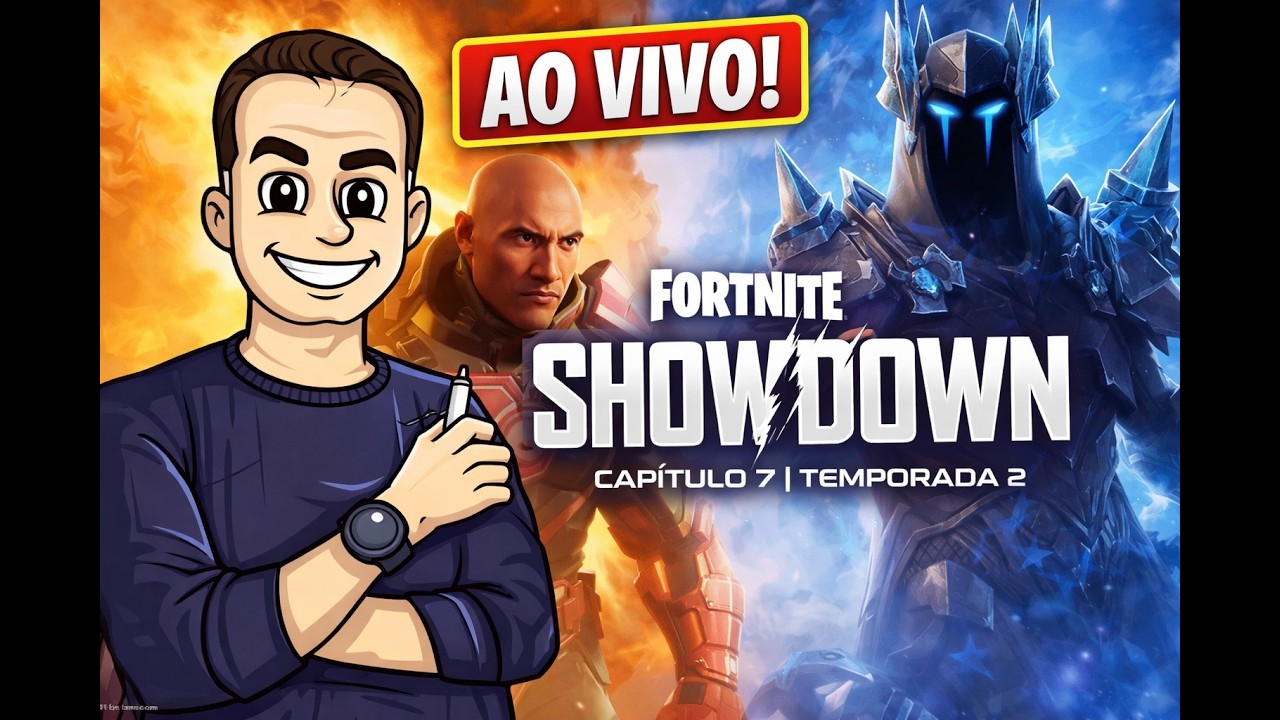 AO VIVO 🔥 FORTNITE SHOWDOWN | NOVA TEMPORADA CAPÍTULO 7 TEMPORADA 2!