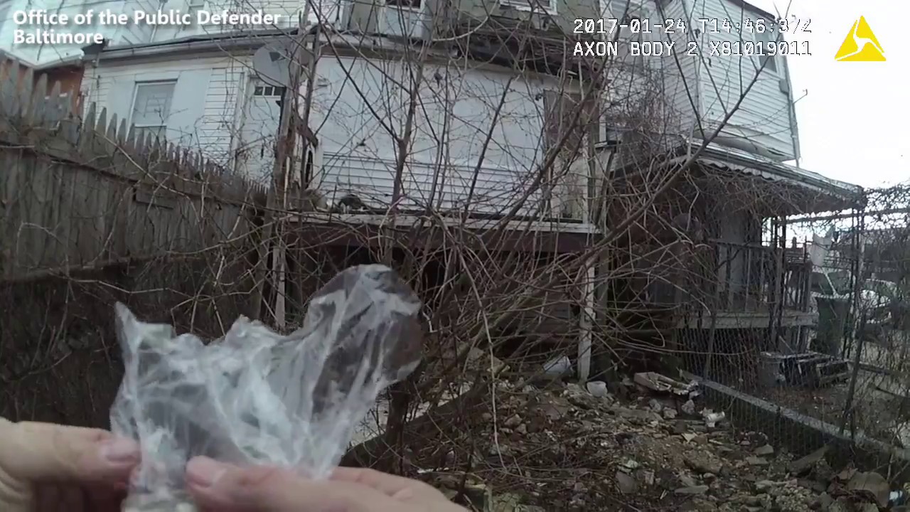 Public defender says video shows Baltimore officer planting drugs