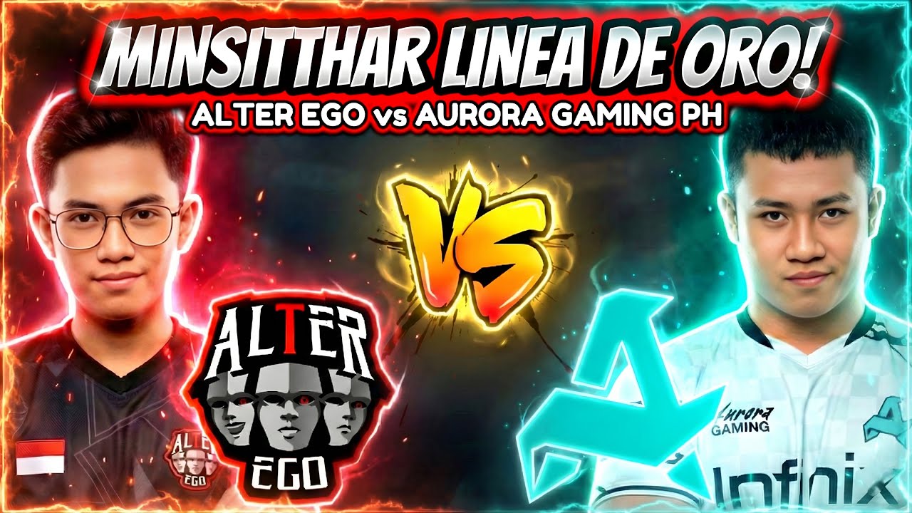 ¡MINSITTHAR LINEA DE ORO ROMPE EL META! ALTER EGO vs AURORA GAMING PH -  M7 | MOBILE LEGENDS