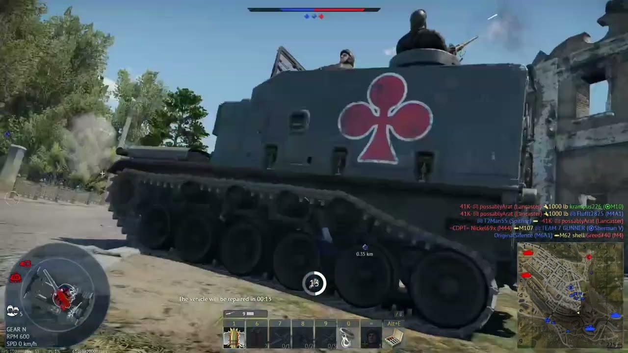playing war thunder v110
