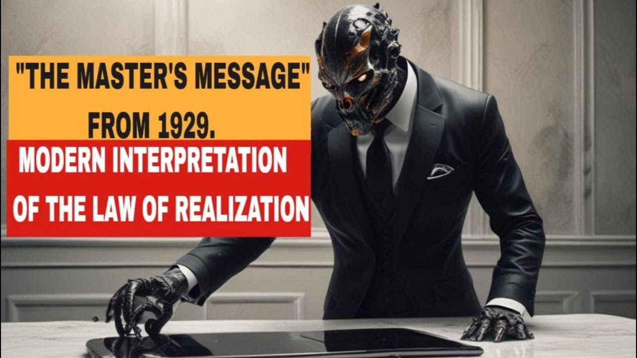 THE MASTER'S MESSAGE FROM 1929.The Law of Implementation
