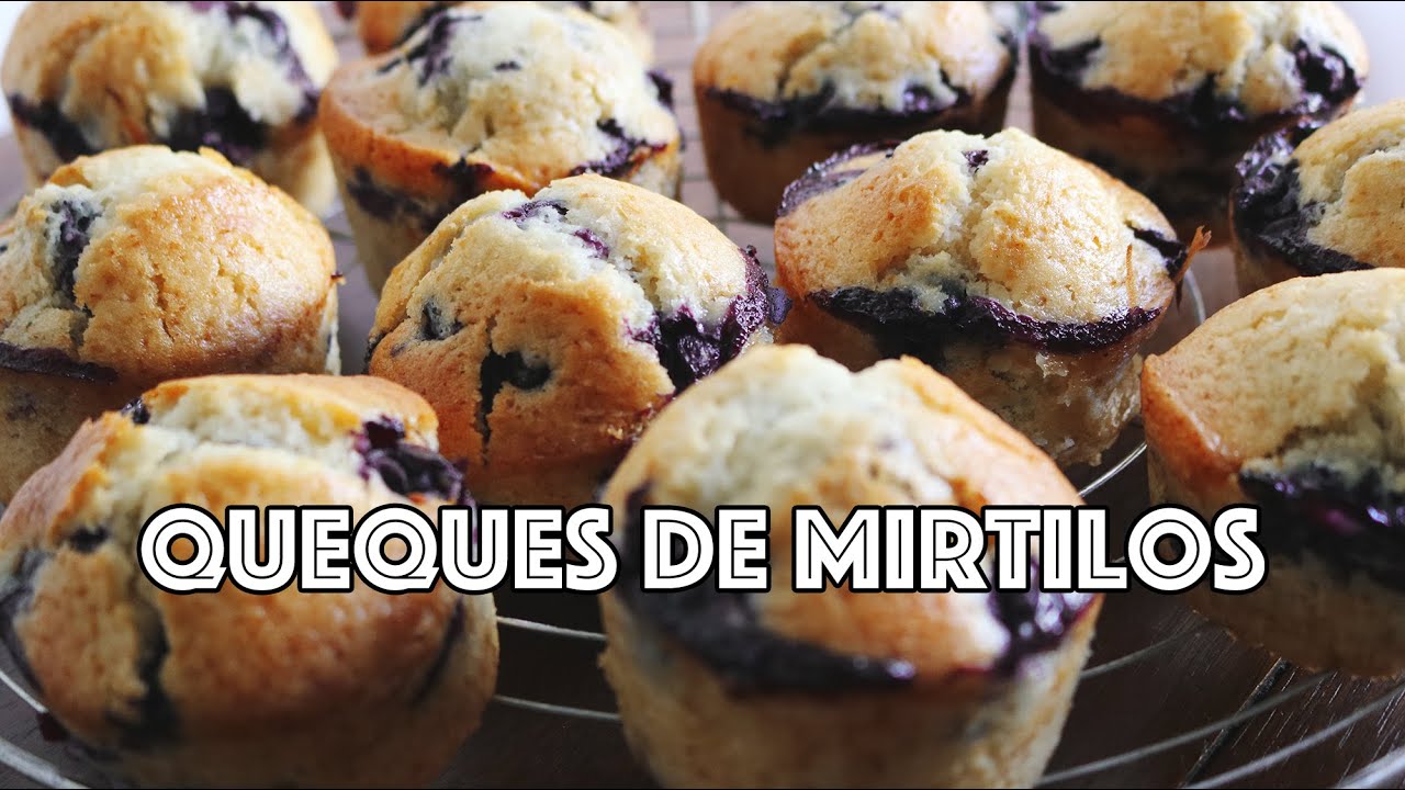 Queques de mirtilos (ou de chocolate ou de baunilha) - receita vegana