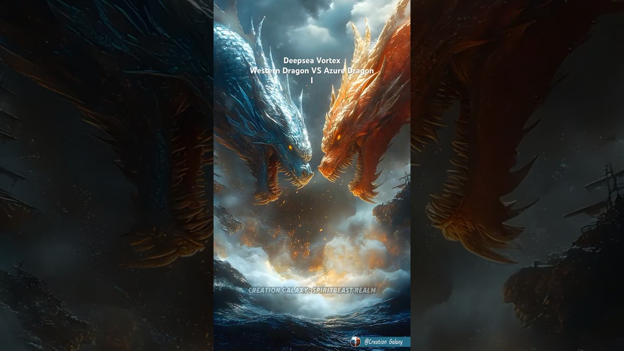 Western Dragon VS Azure Dragon （Ⅰ） Deepsea Vortex #AzureDragon