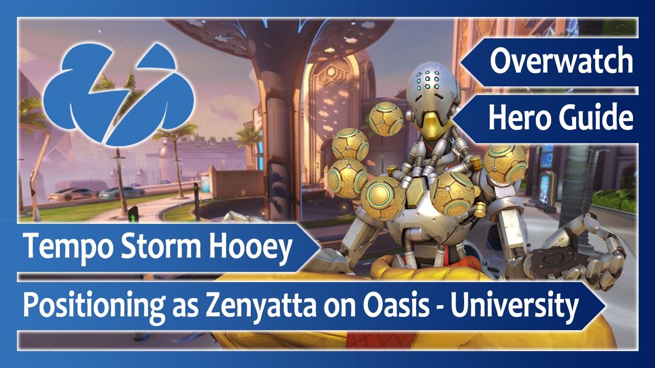 Positioning as Zenyatta on Oasis University – Overwatch