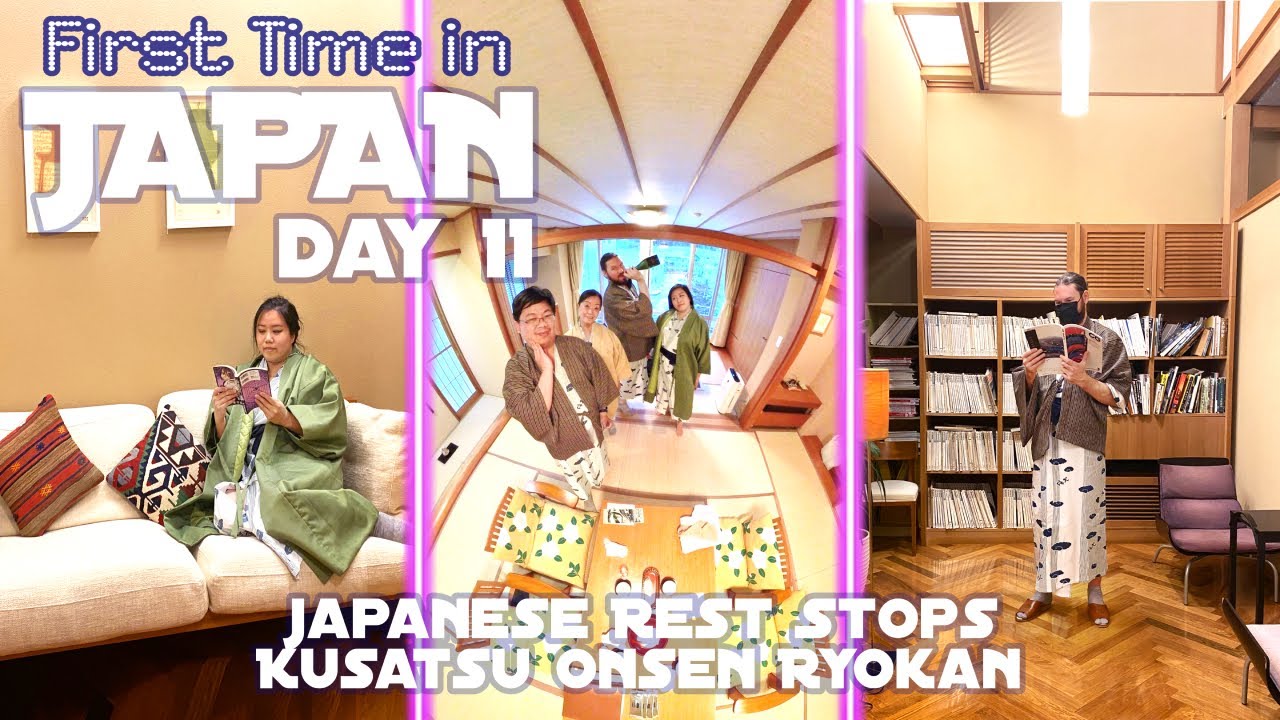Kusatsu Onsen Ryokan Boun, Japanese Rest Stops in Saitama + Gunma, Hot Spring Resort | JAPAN VLOG 11