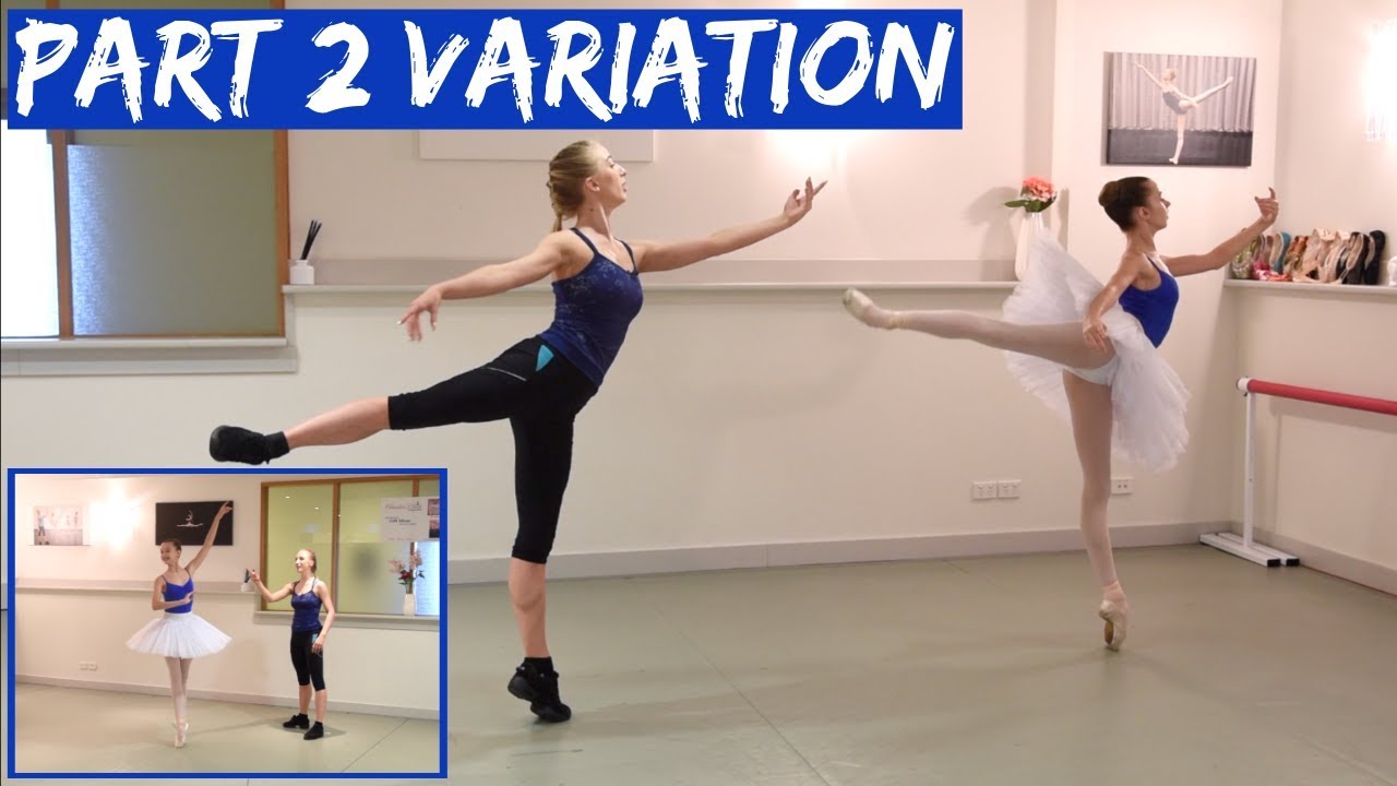 FINISH SUGAR PLUM VARIATION WITH ME | PART 2 COACHING