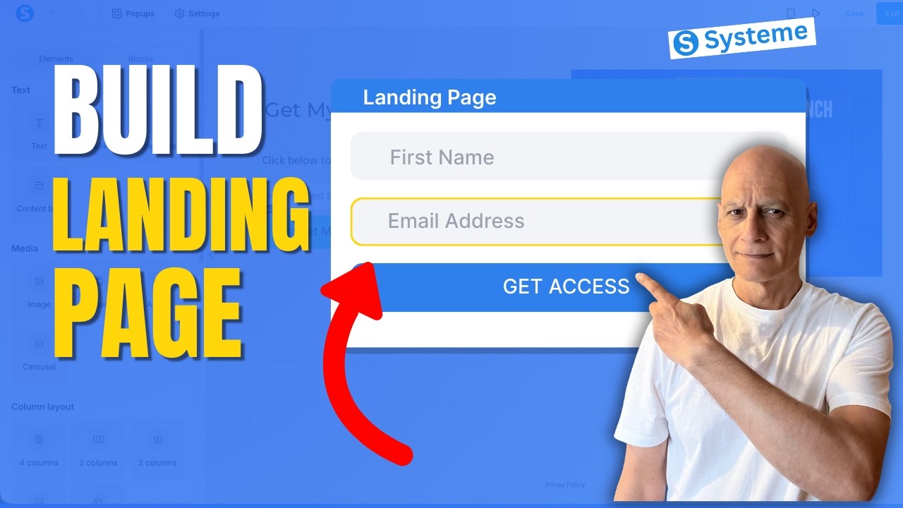 Create a Landing Page in Systeme.io
