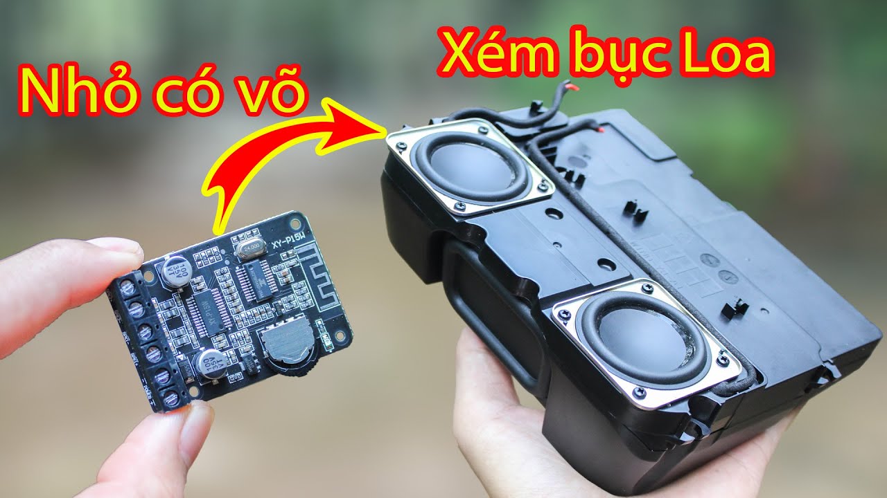 Chiếc Ampli Bé Xíu này Mạnh Quá tí thì Bục cả Loa !!! XY-P15W